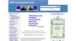 Desktop Screenshot of leanexpertise.com