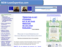 Tablet Screenshot of leanexpertise.com